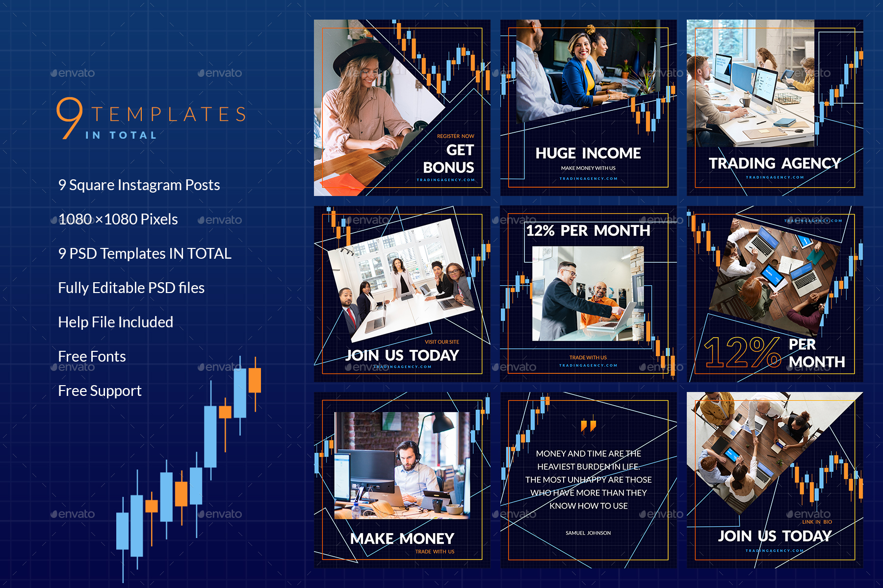 Trading Agency Instagram,  Elements GraphicRiver